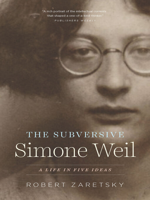 Cover image for The Subversive Simone Weil
